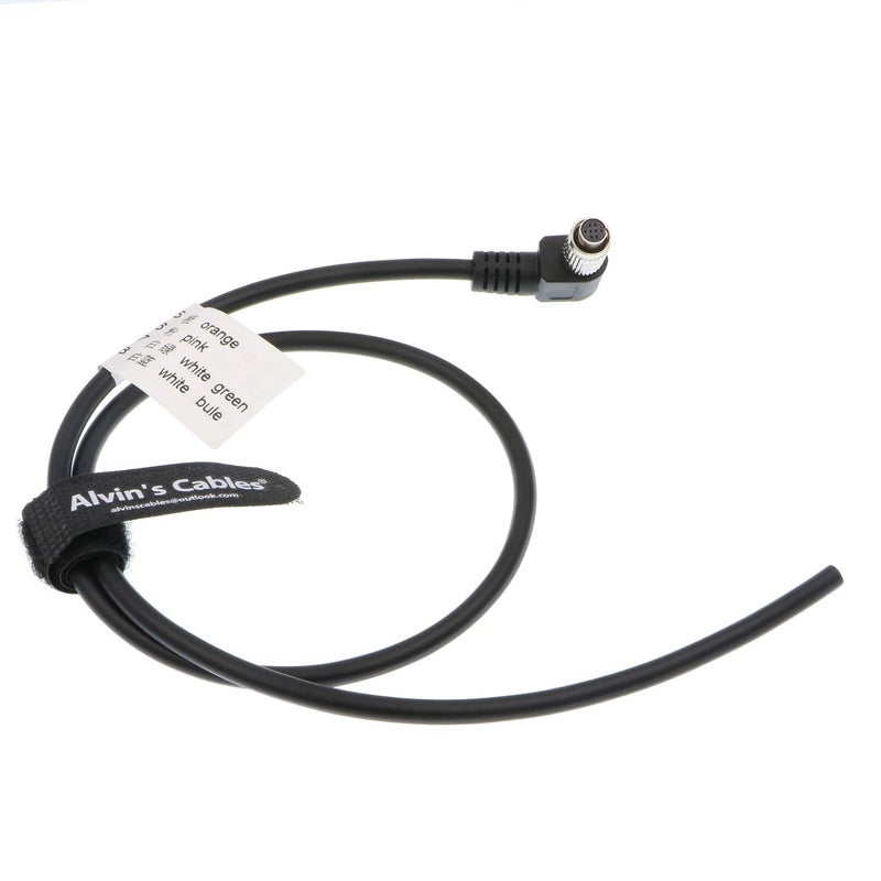 Alvin's Cables Alvinâ€™s Cables HR25-7TP-8S Hirose 8 Pin Female Right Angle to Open End High Flex Cable for IDS, DAHENG Imaging, Allied Vision GigE Industrial Cameras 1m| 39.4inches - Image 1